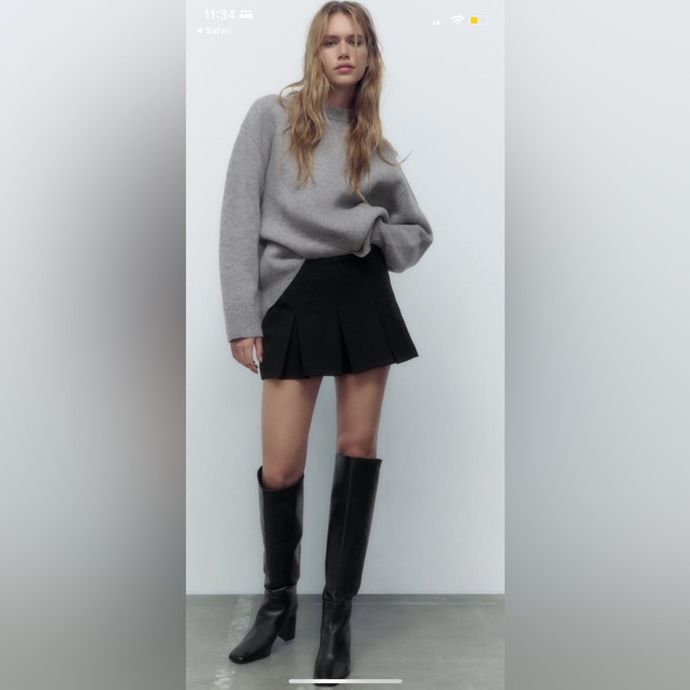 Zara Merino Wool Gray Sweater